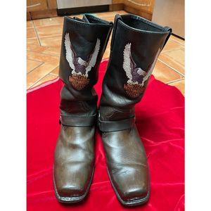 mens used harley boots